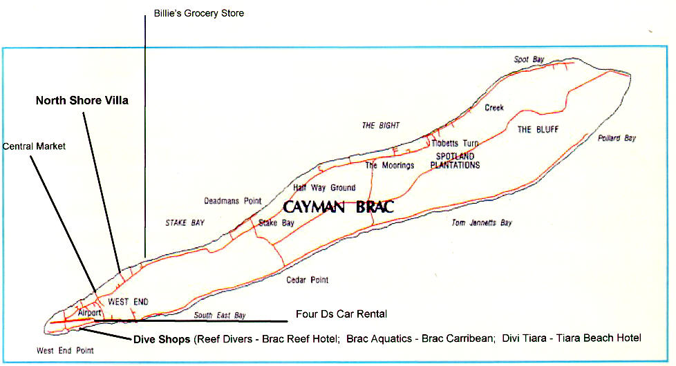 Brac Map